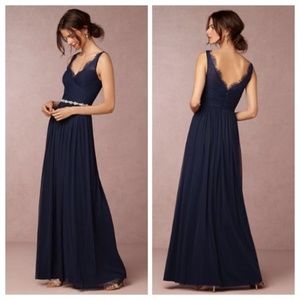 BHLDN Fleur Dress in Navy Size 8